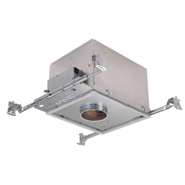 HALO H38 3 in. Aluminum Recessed Lighting Housing for New Construction Shallow Ceiling, Insulation Contact, Air-Tite, GU10
