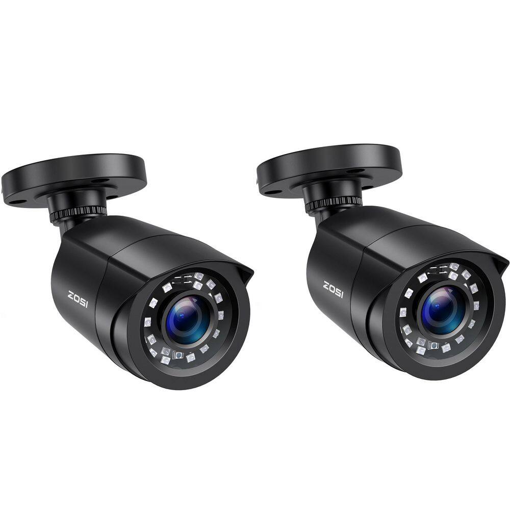ZOSI 2MP CCTV Hardwired Outdoor Security Camera Hybrid 4-in-1 TVI/CVI ...
