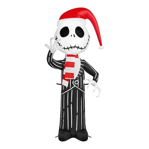 4 ft LED Jack Skellington Airblown Inflatable