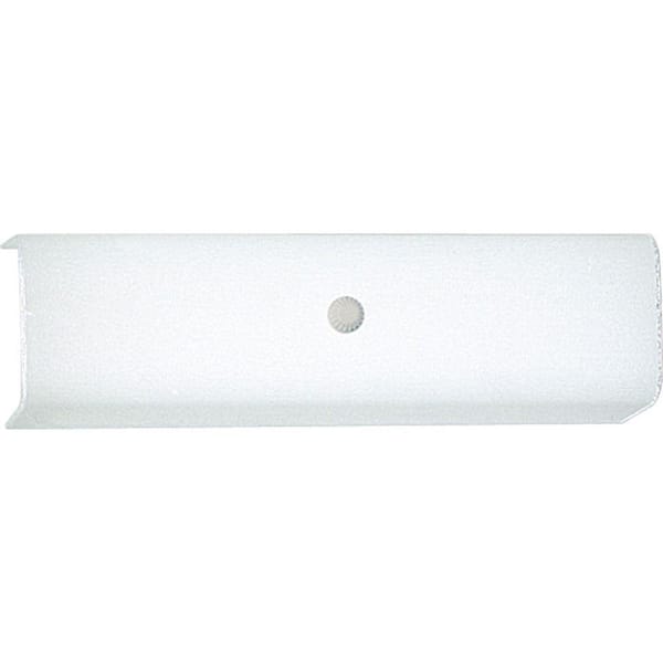 Channel Glass Collection 2-Light White White Glass Traditional Bath Vanity Light