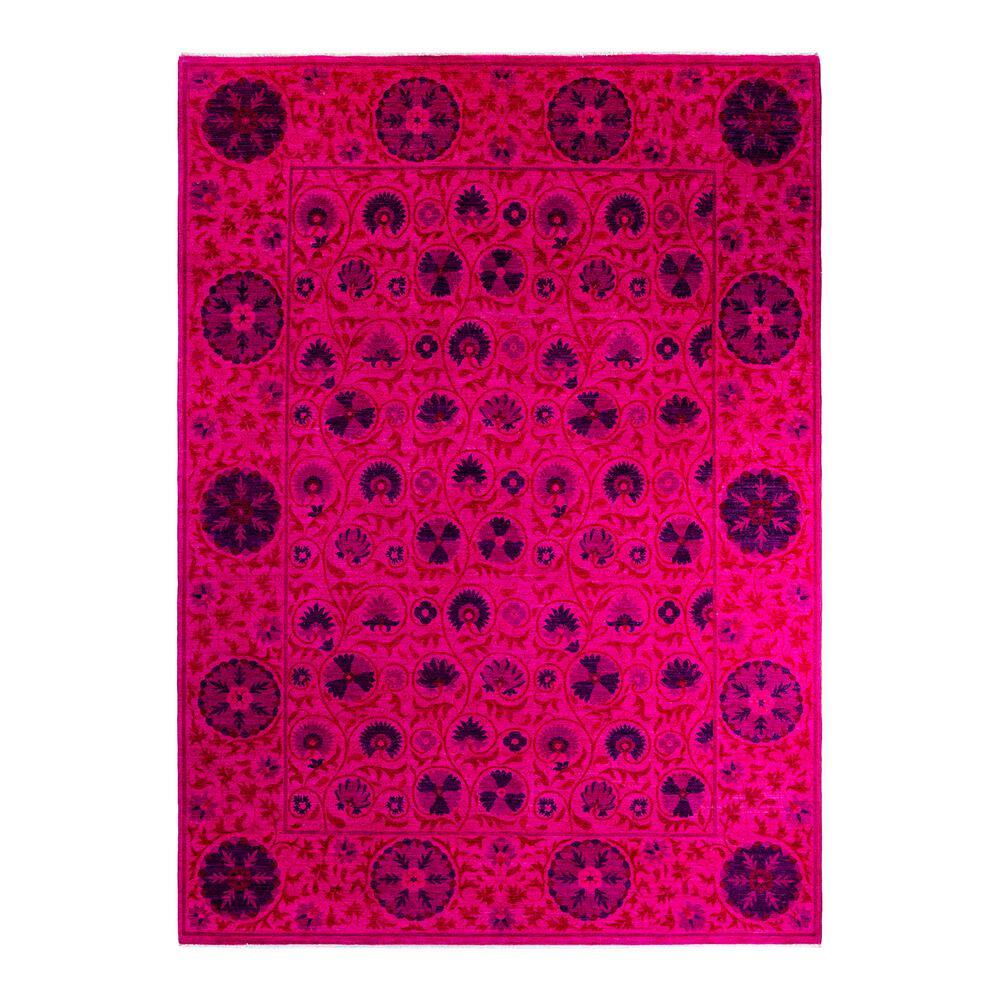 Vibrance Pink 9 ft. x 12 ft. Solid Wool Indoor Area Rug price history on PriceWatchPro