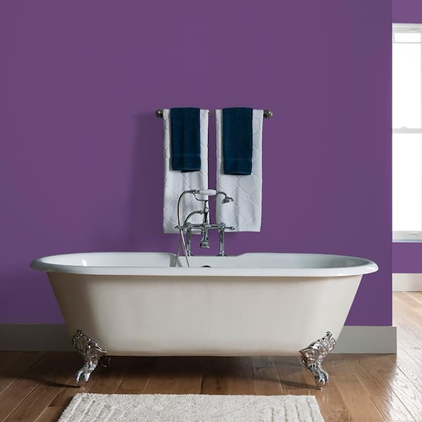 1 gal. PPG1176-7 Perfectly Purple Flat Interior Paint