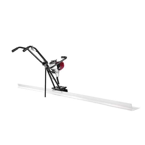 4 ft. Aluminum Board Concrete Power Screed,4-Stroke Cement Finishing Motor, 48 in. x 26. 38 in. Finishing Trowel 6500RPM