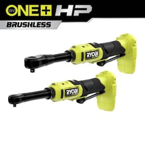 ONE+ HP 18V Brushless Cordless 1/4 in. and 3/8 in. Extended Reach Ratchets (Tools Only)
