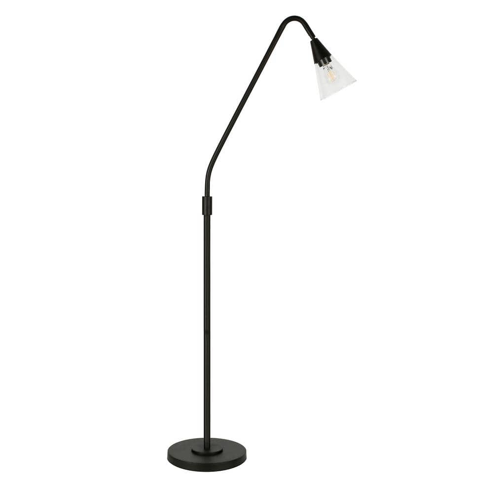 Meyer&Cross Challice 65.75 in. Blackened Bronze Arc Floor Lamp FL0295 - The  Home Depot