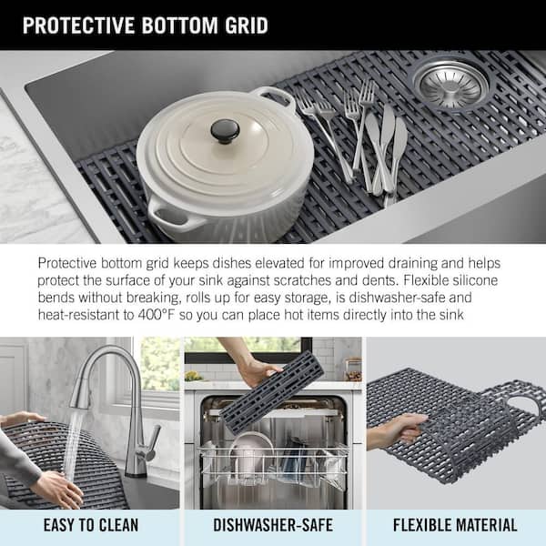 Safe Grabs All-in-One Multipurpose Silicone Microwave Kitchen Mat