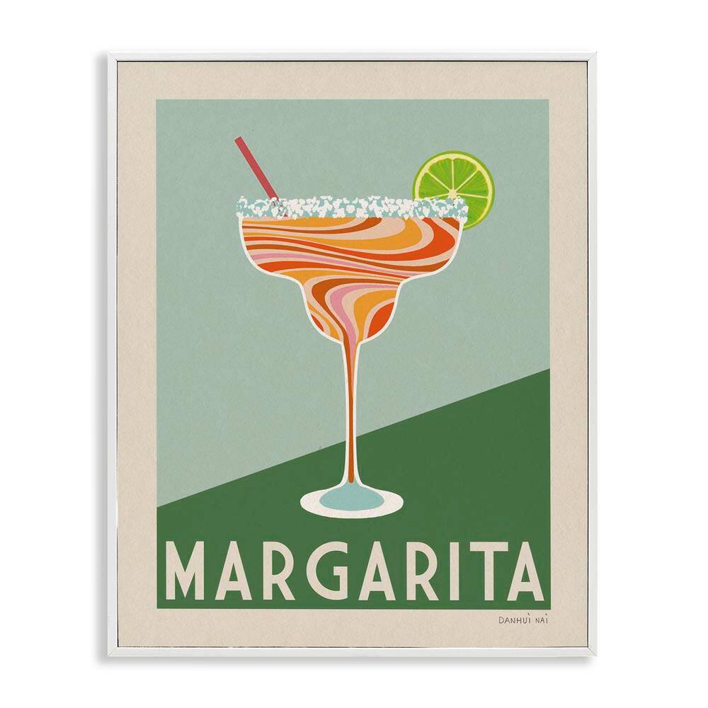 Retro Swirled Margarita by Danhui Nai White Framed Food Giclee Art Print 14 in. x 11 in. price history on PriceWatchPro