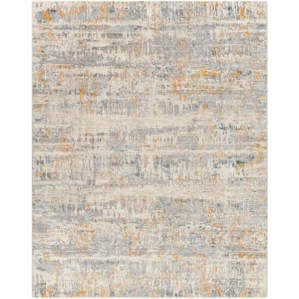 Hassler Cream 9 ft. x 12 ft. Abstract Indoor Area Rug