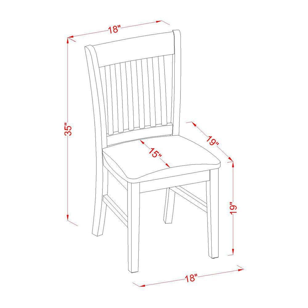 Natural Oak 5-Piece Round Dining Set with Lattice Back Chairs