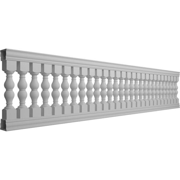 Ekena Millwork Fiberthane Avalon Balustrade 192 in. L x 42 in. H Fiberglass Railing Kit