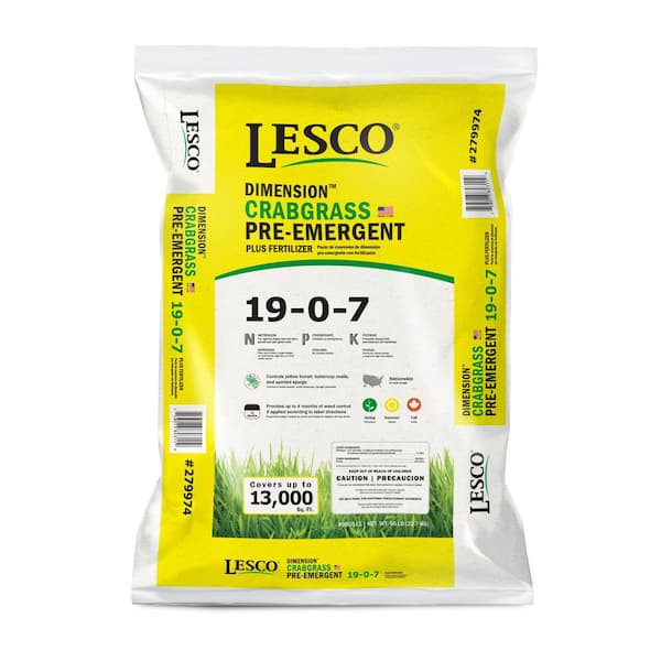 LESCO 50 lb. 19-0-7 Dimension Crabgrass Preventer Dry Lawn Fertilizer