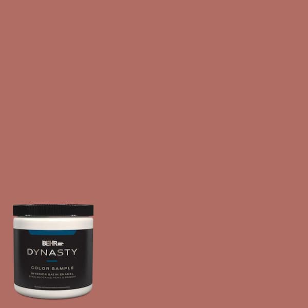BEHR DYNASTY 8 oz. #MQ1-22 Scene Stealer One-Coat Hide Satin Enamel Stain-Blocking Interior/Exterior Paint & Primer Sample