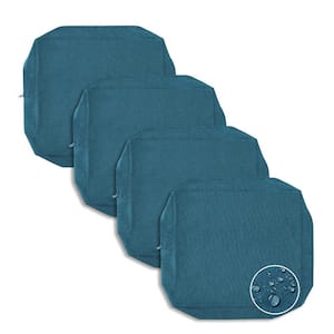 24 in. Teal Outdoor Cushion Covers (4-Count)