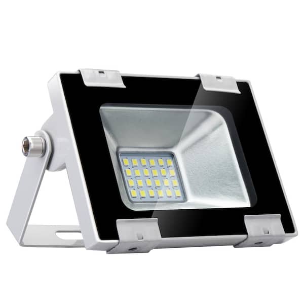 CIPACHO 20-Watt 180-Degree Integrated LED Gray Outdoor 5th Generation Ultra-Thin Flood Light