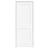 Steves & Sons 30 In. X 80 In. 2-Panel Square Shaker White Primed LH ...