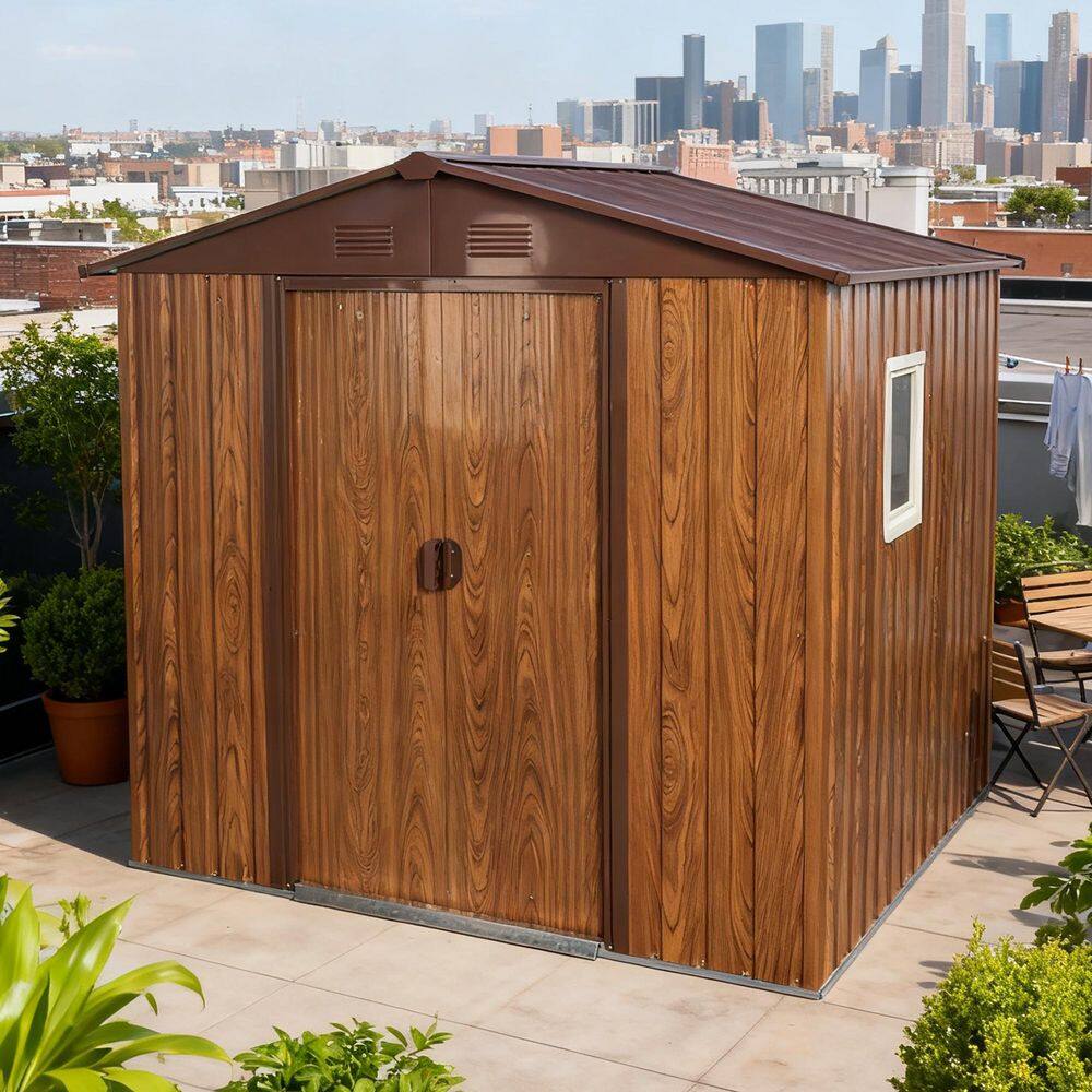 6 ft. x 6 ft. Metal Shed with Window (36 sq. ft.) price history on PriceWatchPro