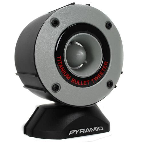 3.75 in. 300-Watt Super Car Audio Horn Bullet Aluminum Tweeters (4-Pair) Interior Car Accessories