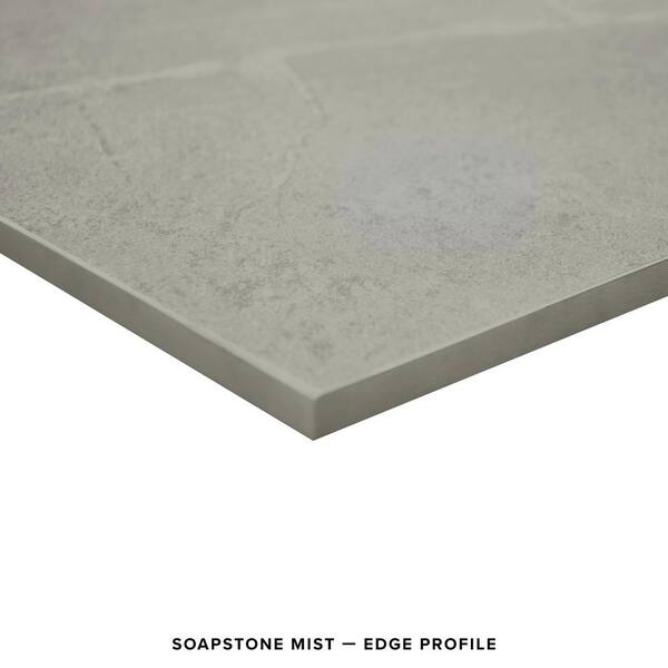 61 in. W x 22 in. Vanity Top in Soapstone Mist with Single White Sink and 4 in. Faucet Spread 61 in. W x 22 in. Vanity Top in Soapstone Mist with Single White Sink and 4 in. Faucet Spread