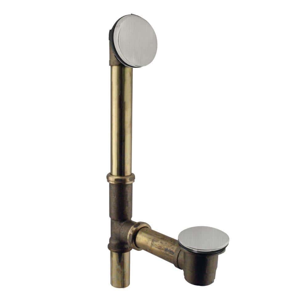 14 in Brass Bath Waste Drain Kit in Stainless Steel price history on PriceWatchPro