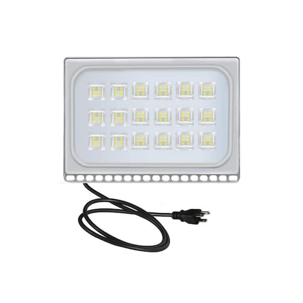 Warm White Outdoor Security Spotlight 110V Work Lamp 100W LED Flood Light Cool 