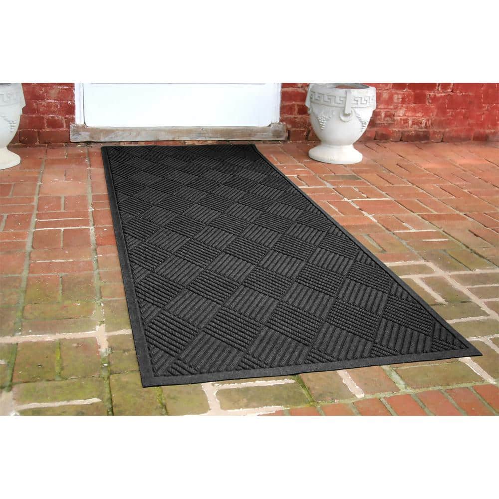 Eco-Friendly Charcoal Polypropylene Outdoor Runner Mat 59"x35"