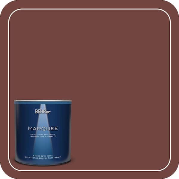 BEHR MARQUEE 1 qt. #MQ1-19 Dressed to Impress One-Coat Hide Satin Enamel Interior Paint & Primer