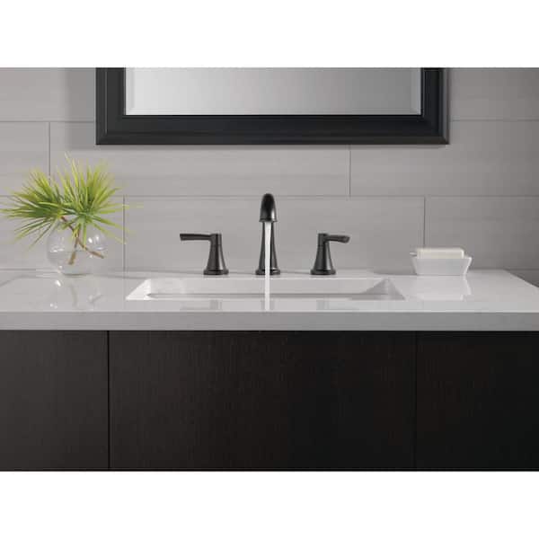 Casara 8 in. Widespread 2-Handle Bathroom Faucet in Matte Black