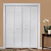 Home Fashion Technologies 24" X 80" 3 "louver White Composite 