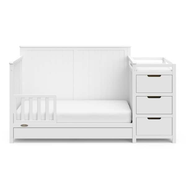 Graco hadley hot sale crib white