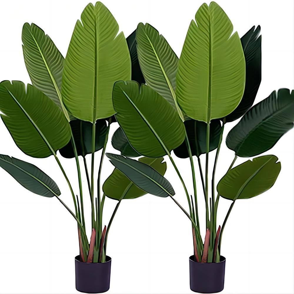 Patere 4 ft. Tall Artificial Plant Bird of Paradise 2 Packs FBOP24