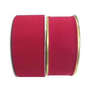 2.5 in. x 75 ft. Holiday Velvet Ribbon (2 Assorted Styles Available)