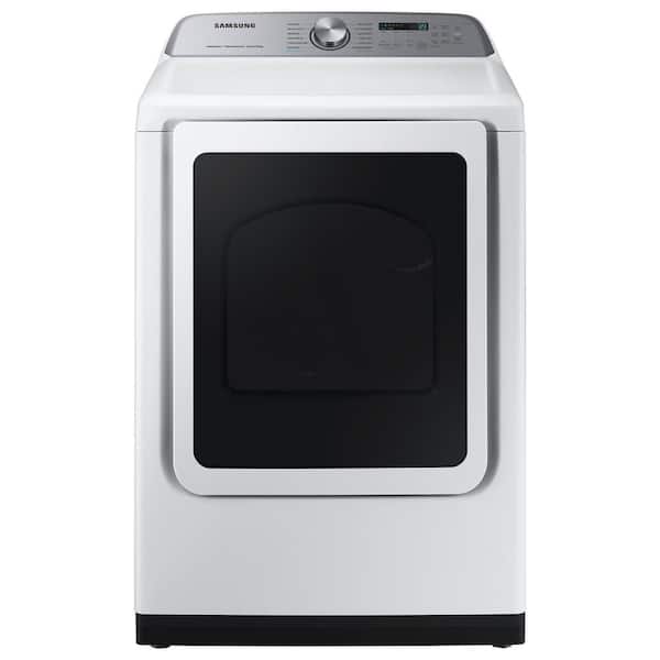 Samsung 7.4 cu. ft. Vented Smart Electric Dryer in White with