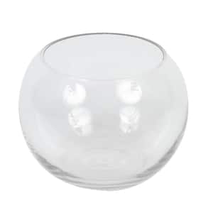 5 in. Clear Bubble Glass Vase, 2-Pieces per set