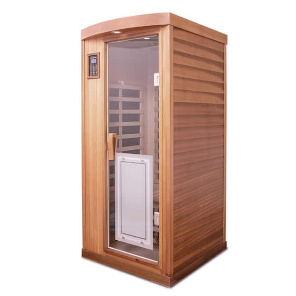 1-Person Sauna with LCD Display, Touch Control and Bluetoot