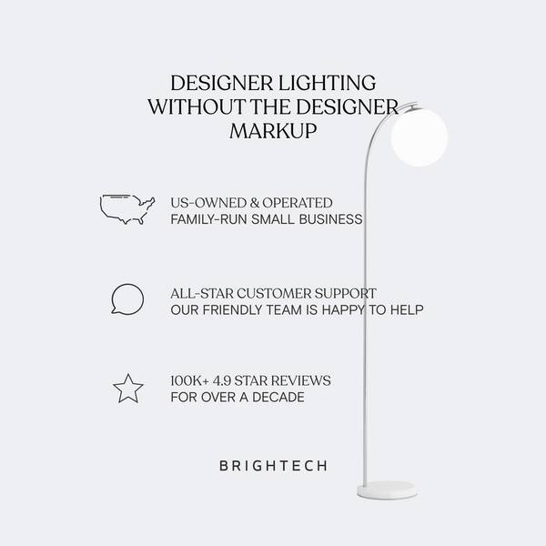 Brightech Libra 64.5 in. Antique Brass Industrial 1 Light Dimmable and Color Temperature Adjustable LED Floor Lamp FL LBRA BRS The Home Depot