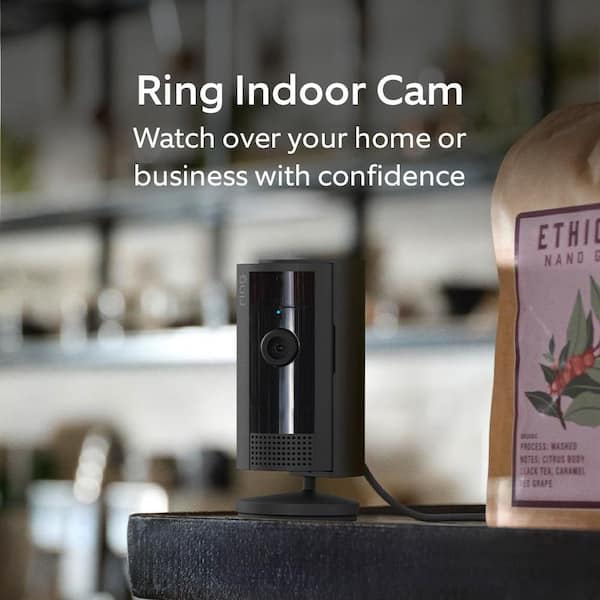 Indoor Cam (2nd Gen) - Plug-In Smart Security Wifi Video Camera, with Privacy Cover, Night Vision, Black (2-Pack)