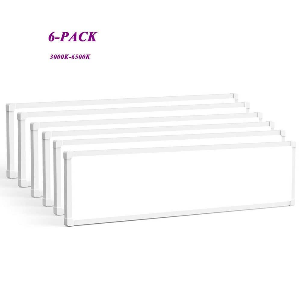 AIKVSXER 1 ft. x 4 ft. 5500 LM White Integrated LED Panel Light