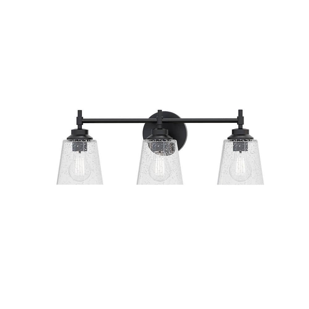 Montford 21.75 in. Plug and Play 3-Light Black Vanity Light with SkyPlug price history on PriceWatchPro