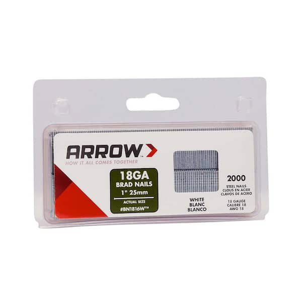 Arrow Fastener BN1816BCS 1-Inch Brown Brad Nails 18-Gauge 