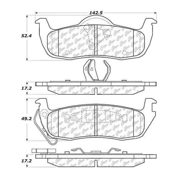 Centric Parts Disc Brake Pad Set