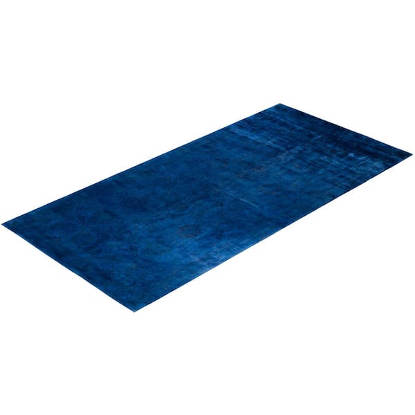 Vibrance Blue - 18 ft. 3 in. x 9 ft. 1 in. Handmade Area Rug