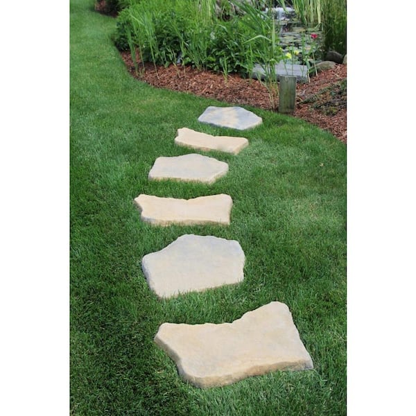 Variegated Stepping Stones, Outdoor Stepping Stones Home Depot