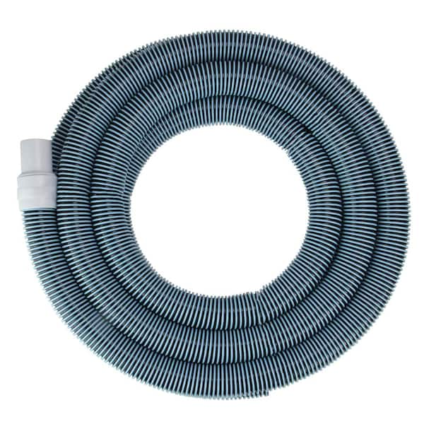 25 ft. x 1.5 in. Blue Extruded EVA In-Ground Swimming Pool Vacuum Hose with Swivel Cuff