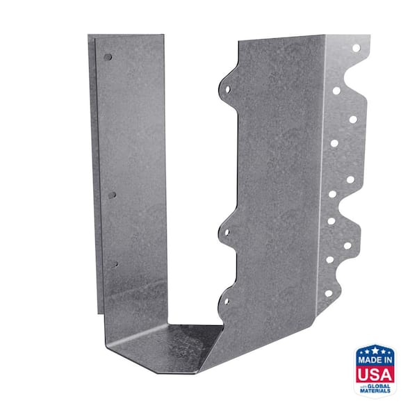 HSUL Galvanized Joist Hanger for Double 2x10 Nominal Lumber, Skewed Left