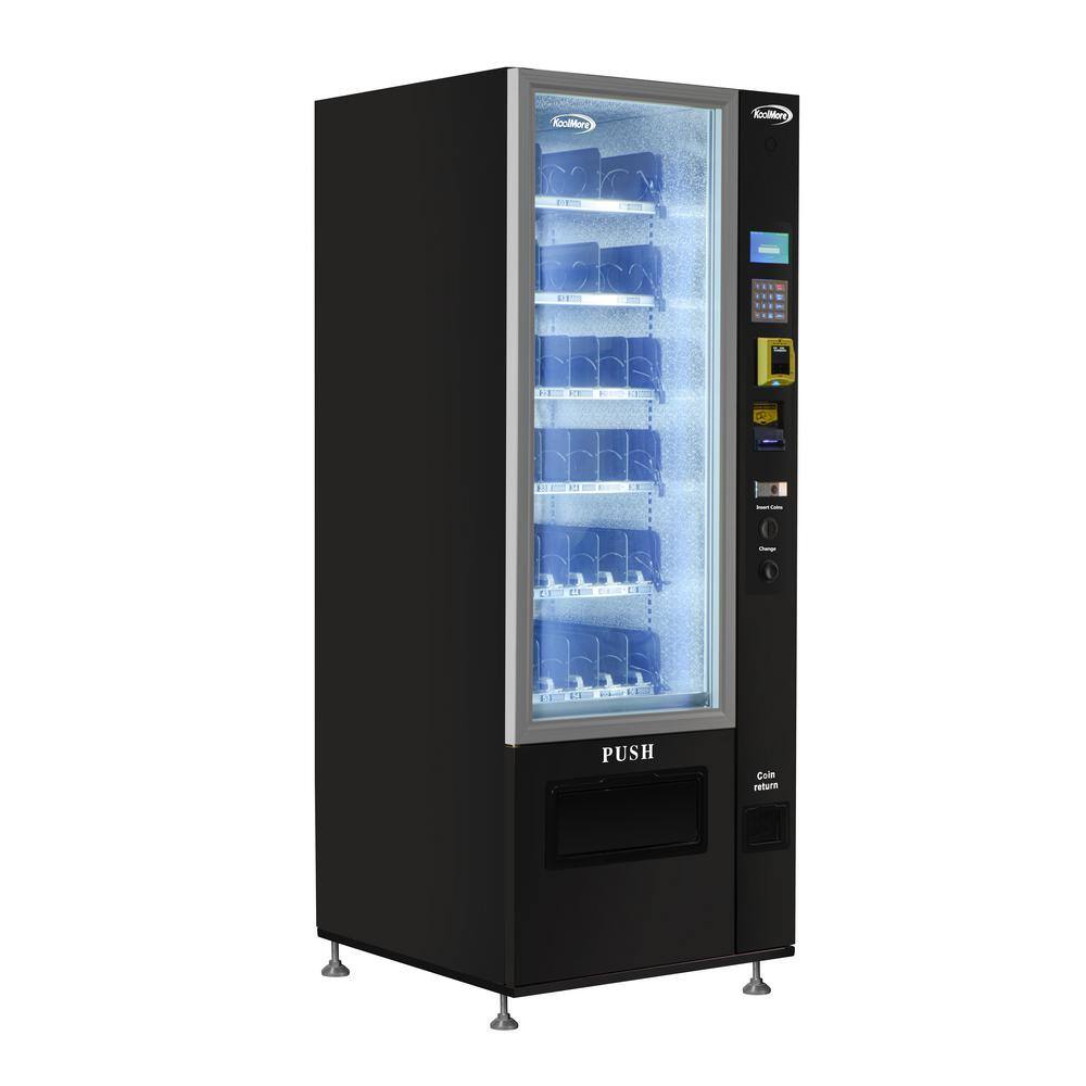 Koolmore 39 in. Refrigerated Vending Machine, 36-Slots with Bill Acceptor in Black, 35 cu. ft.