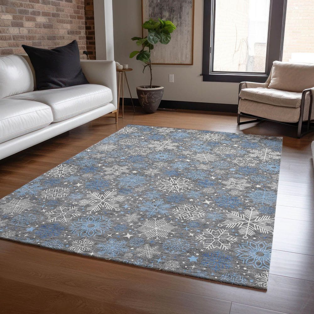 Chantille Machine Washable Indoor/Outdoor Abstract ACN1823 Gray 10 ft. x 14 ft. Area Rug price history on PriceWatchPro
