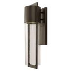 Shelter 1-Light Buckeye Bronze Outdoor Wall Lantern Sconce