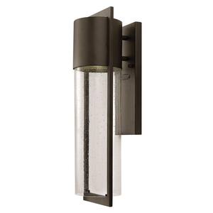 Shelter 1-Light Buckeye Bronze Outdoor Wall Lantern Sconce