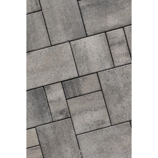 Unbranded Reno 9.875 in. x 4.875 in. x 2.375 in. Rectangle Cascade Concrete Paver Sample (1-Piece)