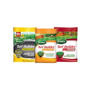 3-Part Turf Builder Fertilizer Bundle for Small Yards (Northern) with Weed & Feed, SummerGuard, Fall Lawn Food